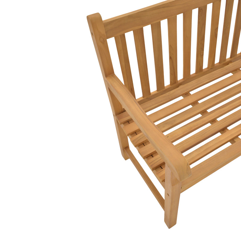 Диван Nat тиково дърво в естествен нюанс 120x57x96см