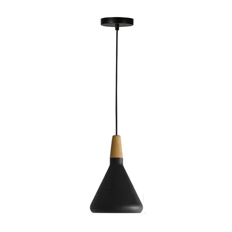 Плафон Jedren черен метал D18x27см