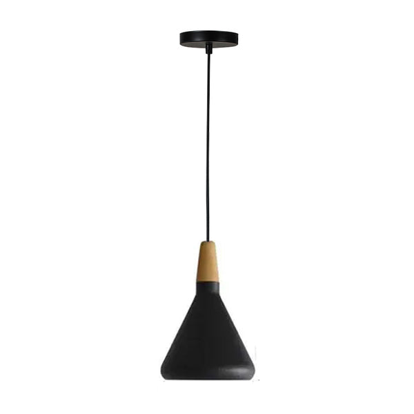 Плафон Jedren черен метал D18x27см