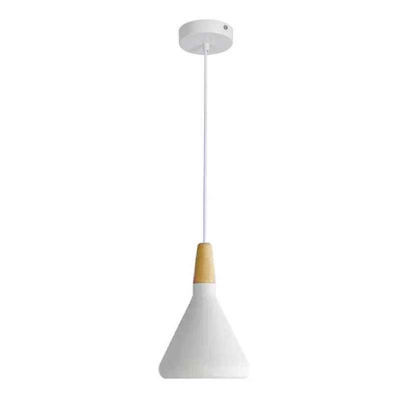 Плафон Jedren бял метал D18x27см