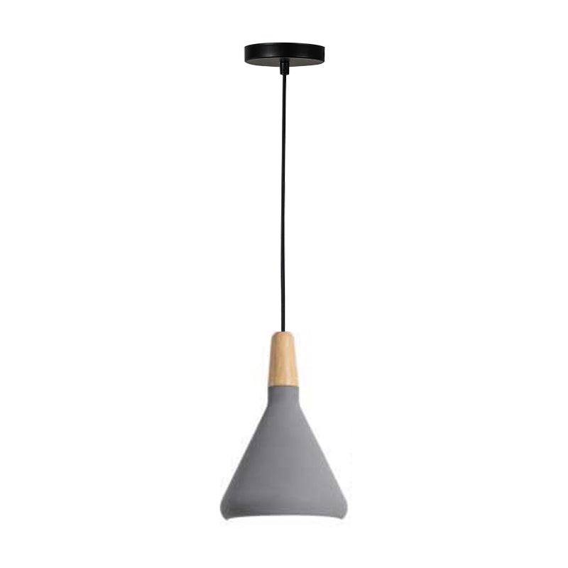 Плафон Jedren сив метал D18x27см