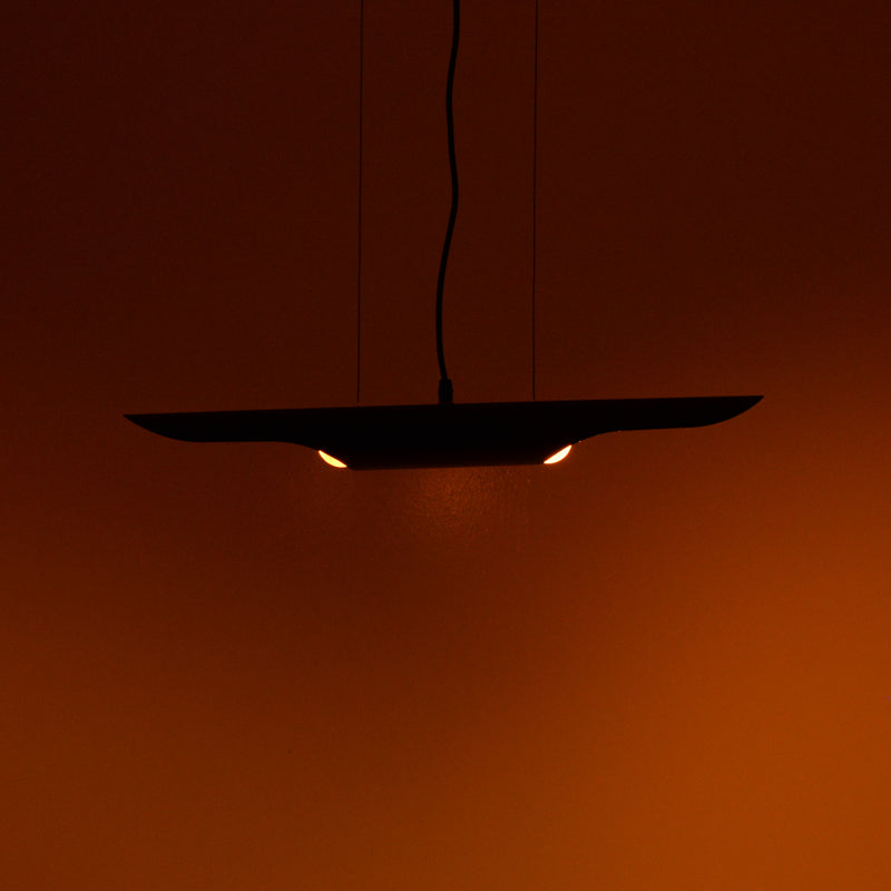 Плафон Gikline черно-златен метал D60x6см