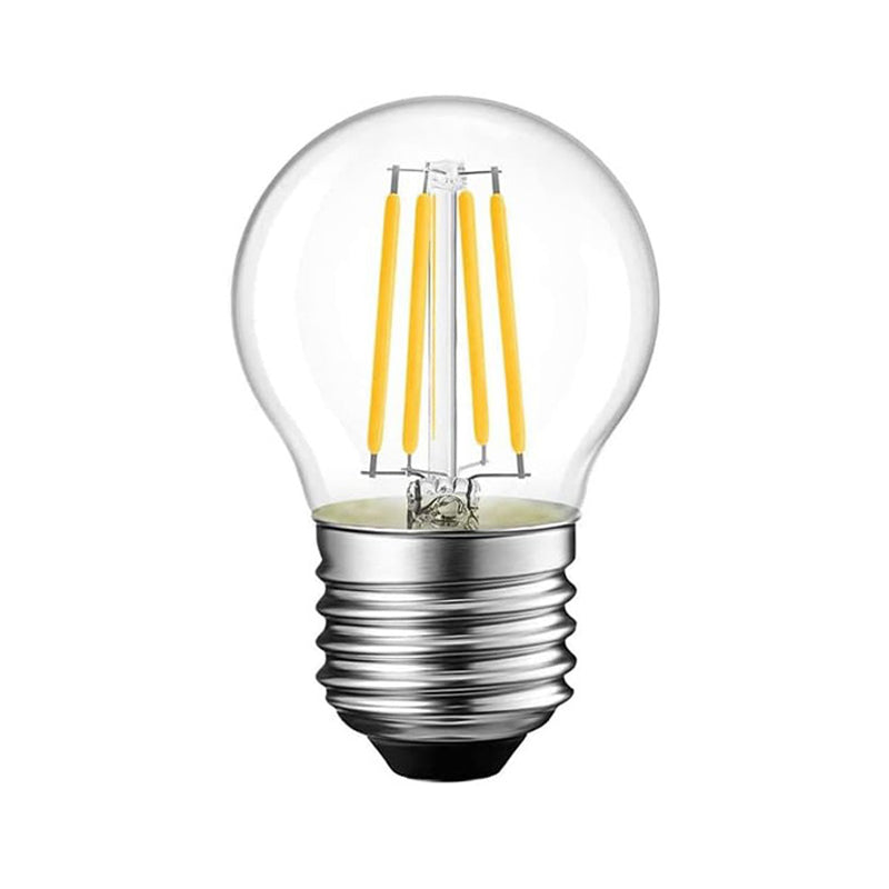 Led лампа g45 крушка 4w 3000k e27 прозрачна