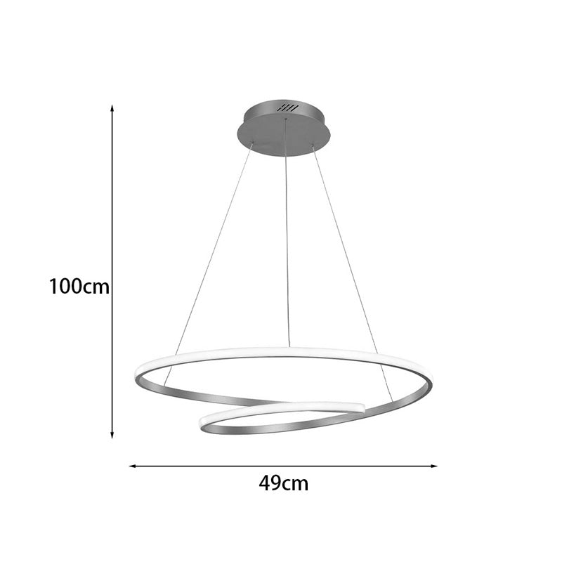 Плафон Rexon led златист метал d49x12см