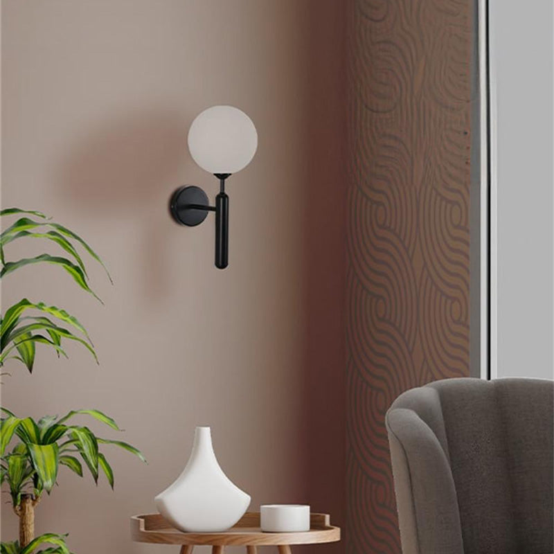 Аплик Genka g9 метален в черно-бял цвят 15x23x34см