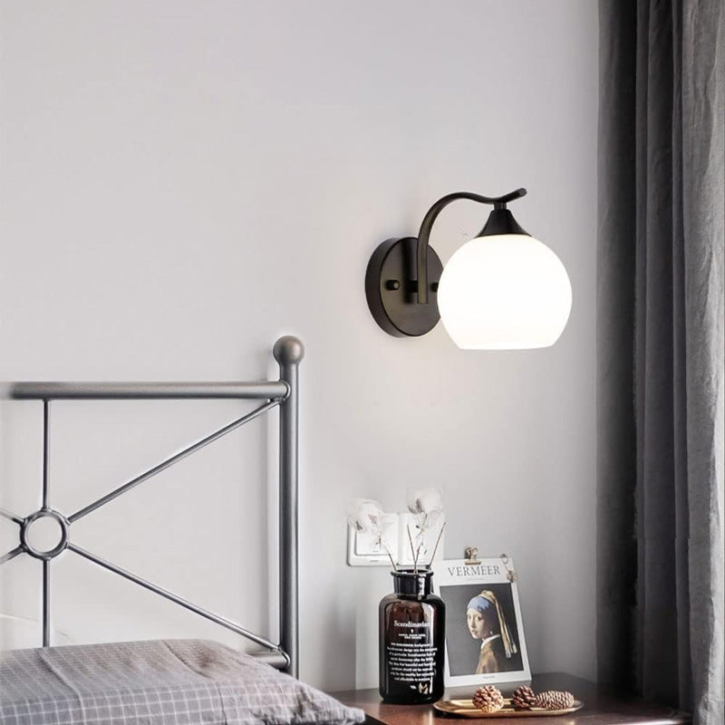 Апарат Belinest e27 метал и стъкло в черно-натурален цвят 20x14x17см