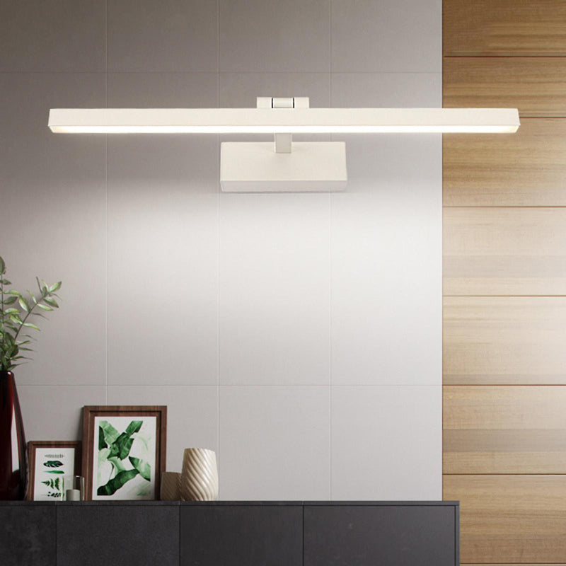 Стенна лампа DEBIWEN led метал в бял цвят 60x10x6см
