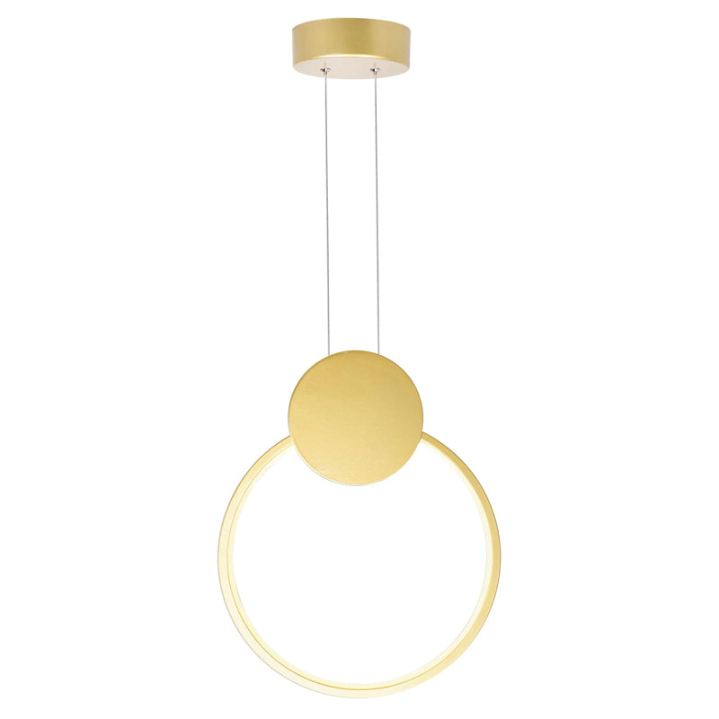 Ceiling light ganden led metal in gold color d26.5x20cm