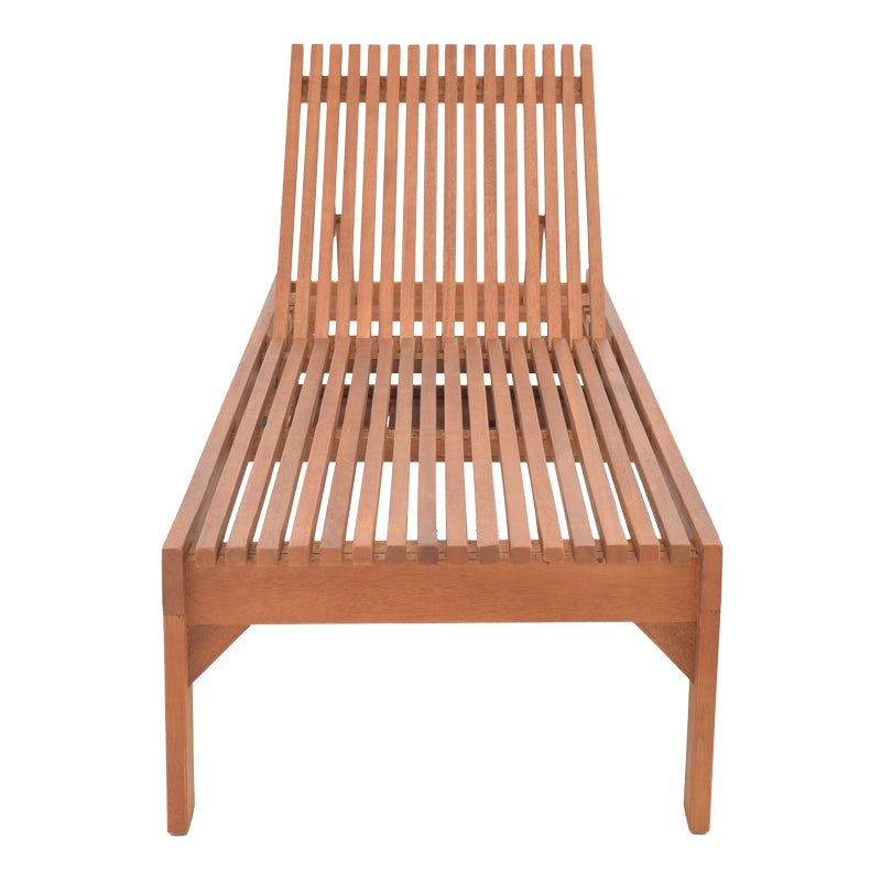 Шезлонг Sunnie меранти дърво в естествен нюанс 200x65x35см
