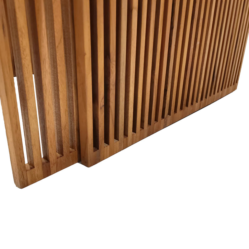 Комплект маса Tinnie I от 2 тиково дърво в естествен нюанс