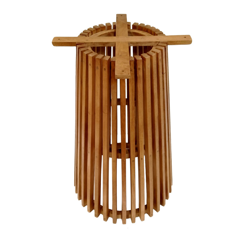 Основа за бар маса за вътрешна употреба Galy mindi wood в естествен нюанс D60x90cm