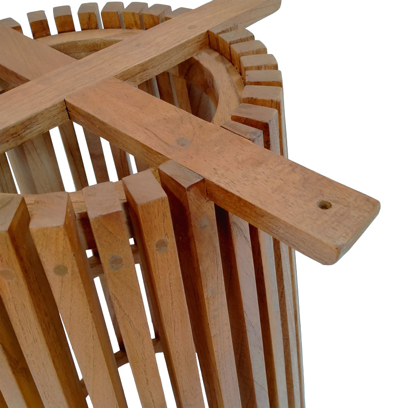 Основа за бар маса за вътрешна употреба Galy mindi wood в естествен нюанс D60x90cm