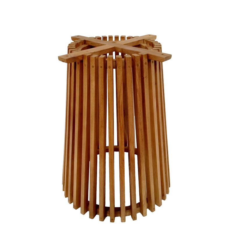 База за маса за вътрешна употреба Galy mindi wood в естествен нюанс D60x75cm