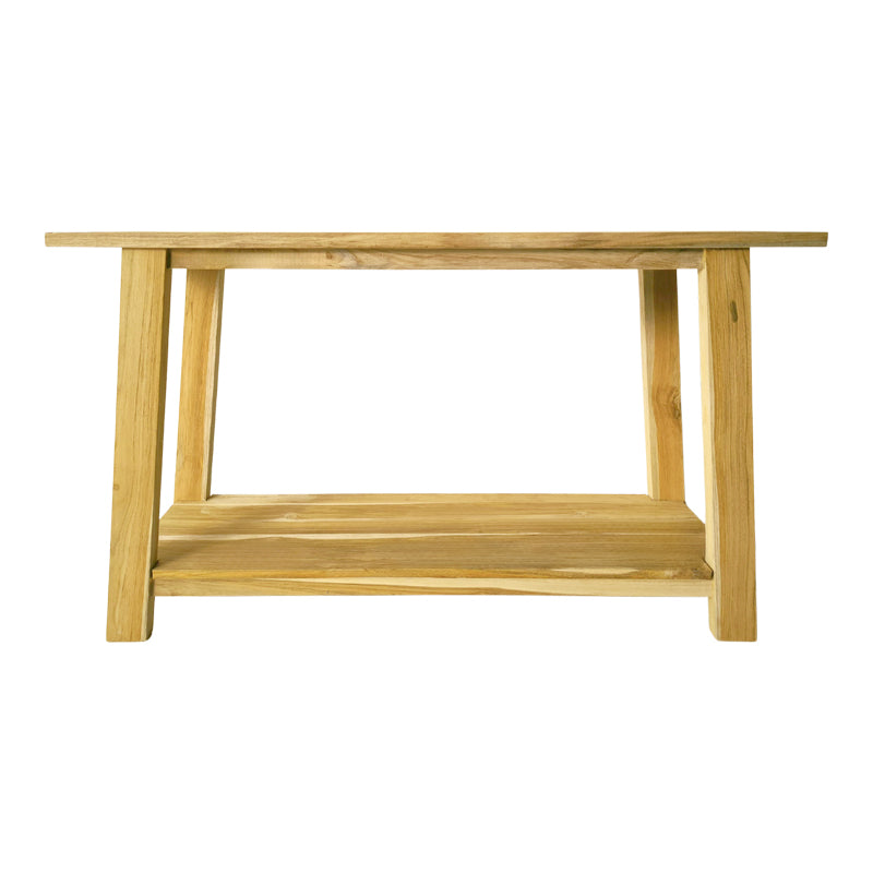 Конзолна маса Decoza тиково дърво в естествен цвят 140x40x80см
