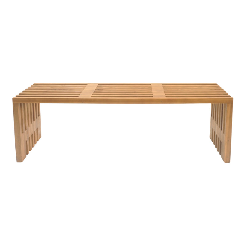 Пейка Zen от тиково дърво в естествен цвят 140x35x48см