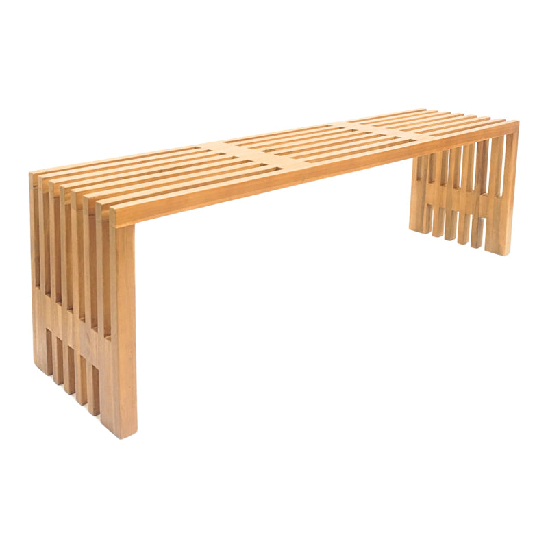 Пейка Zen от тиково дърво в естествен цвят 140x35x48см