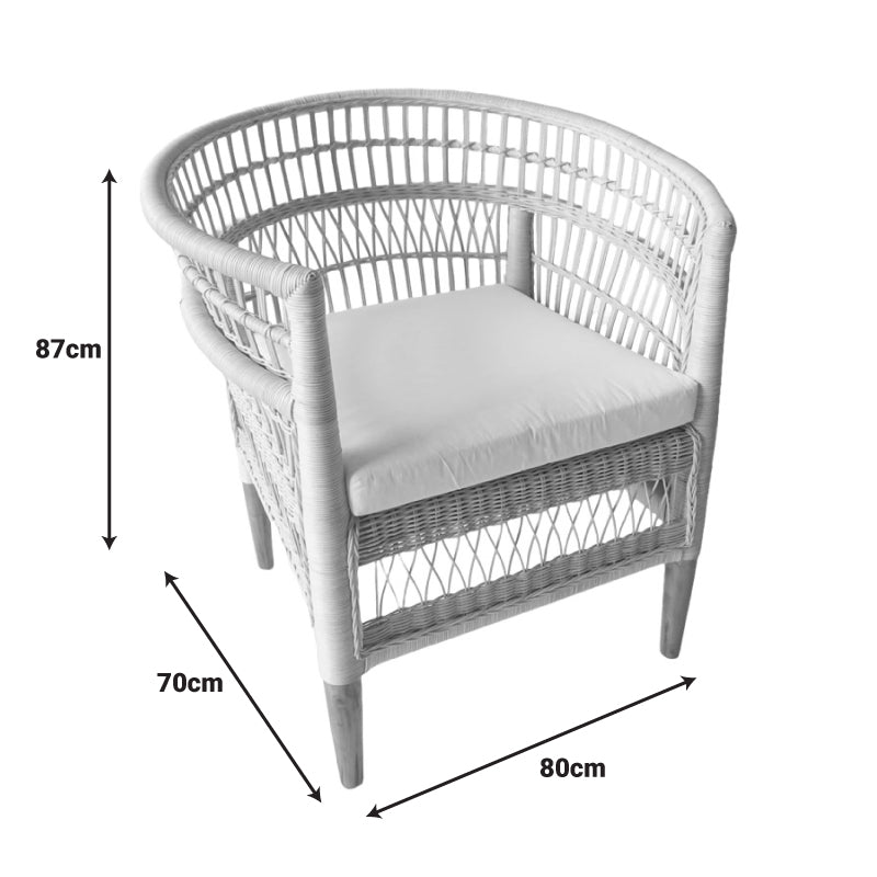Фотьойл Necorian естествен цвят  80x70x87см