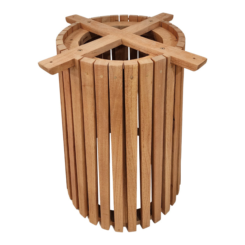 Основа за маса за вътрешна употреба Galy  mindi дърво в естествен нюанс d60x75см