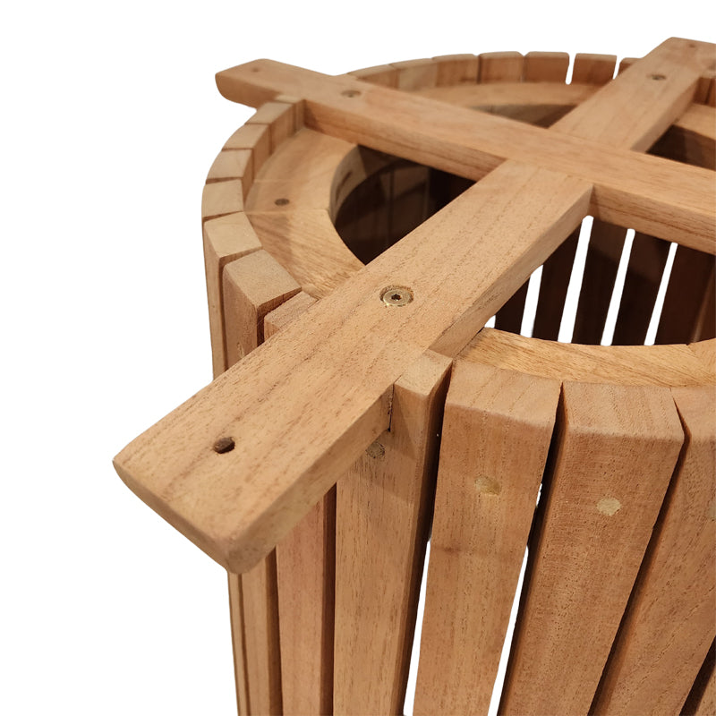 Основа за маса за вътрешна употреба Galy  mindi дърво в естествен нюанс d60x75см