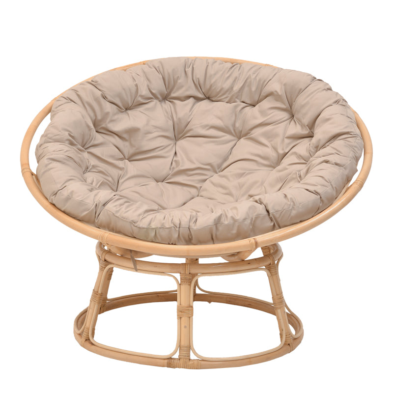 Кресло Servey естествен цвят ратан pe-бежово възглавница D115x58cm