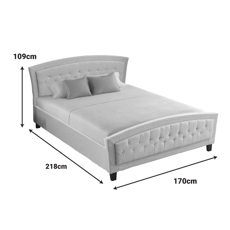 Двойно легло Camaro дамаска в бежов цвят 160х200см