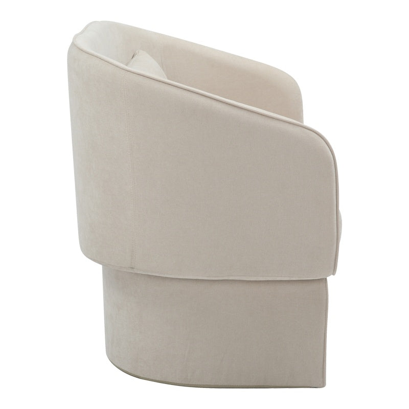 Двуместен диван Playmob бежов плат 128x65x79см