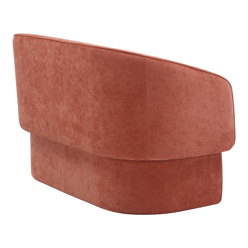 Двуместен диван  Playmob  дамаска в керемиден нюанс 128x65x79см