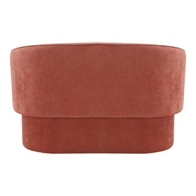 Двуместен диван Playmob дамаска в керемиден нюанс 128x65x79см