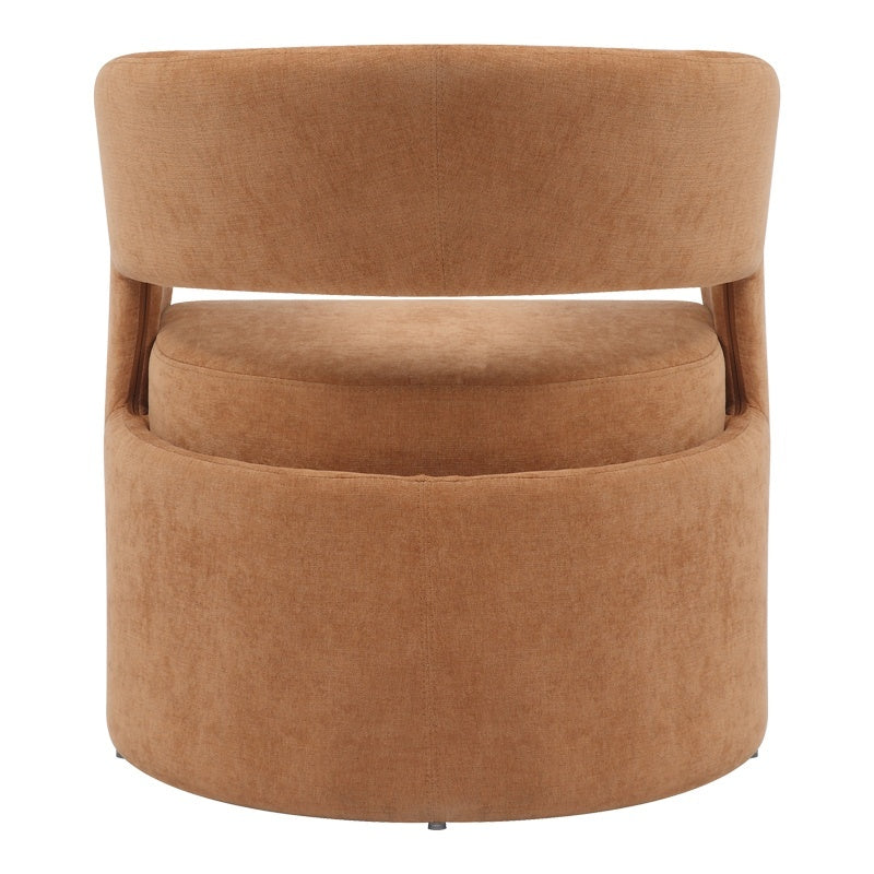 Фотьойл Leicy плат в кафяв нюанс 69x63x76.5см