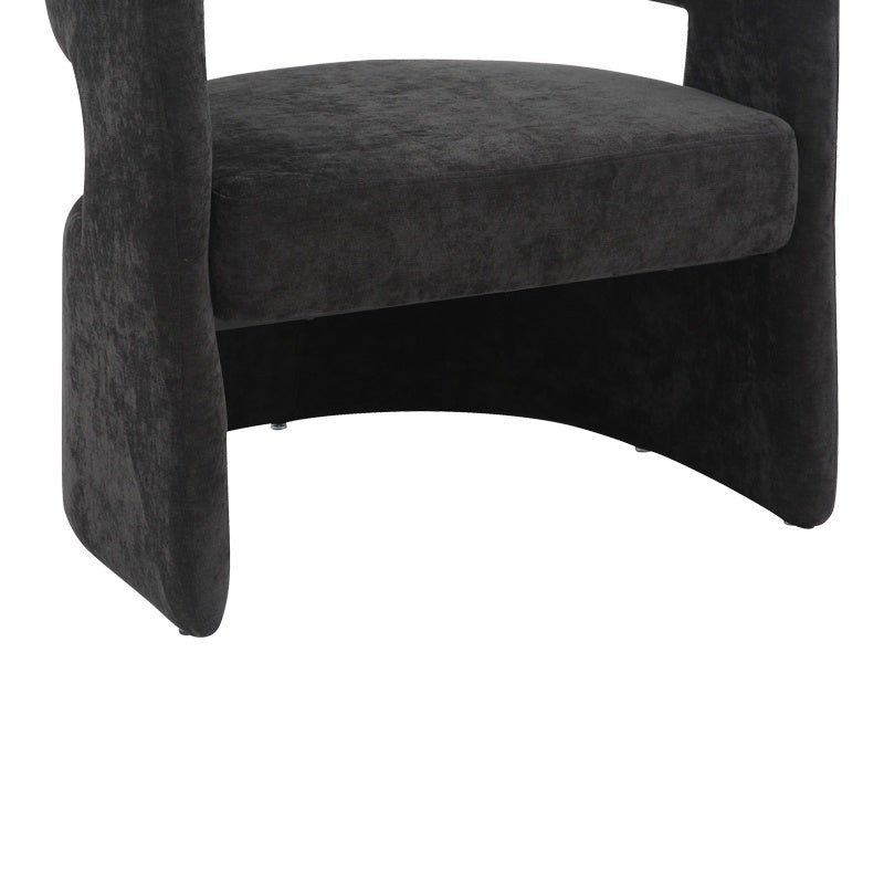 Фотьойл Leicy плат в черен нюанс 69x63x76.5см