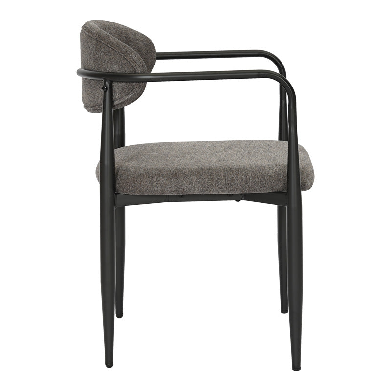 Трапезен стол  Kalone  цвят антрацит 56x55x78см