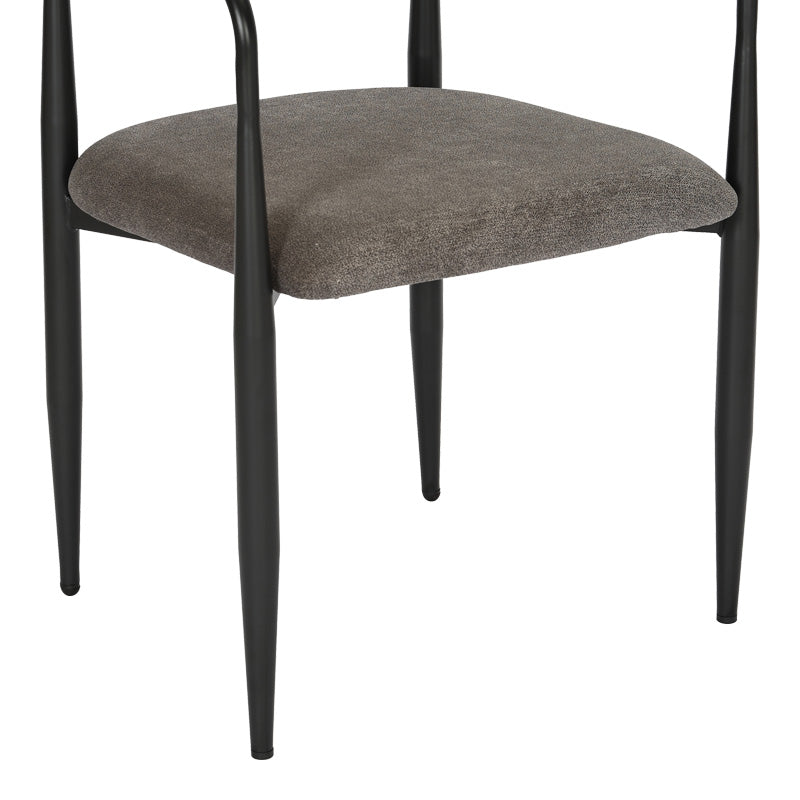 Трапезен стол  Kalone  цвят антрацит 56x55x78см