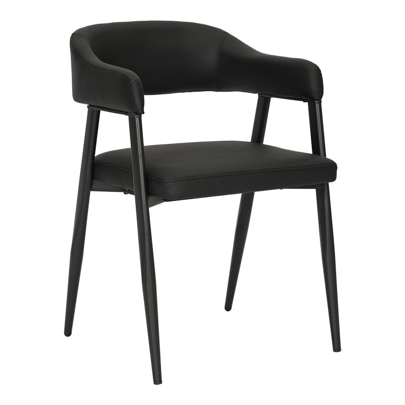 Трапезен стол  Sezan  черен цвят 56x55x78см