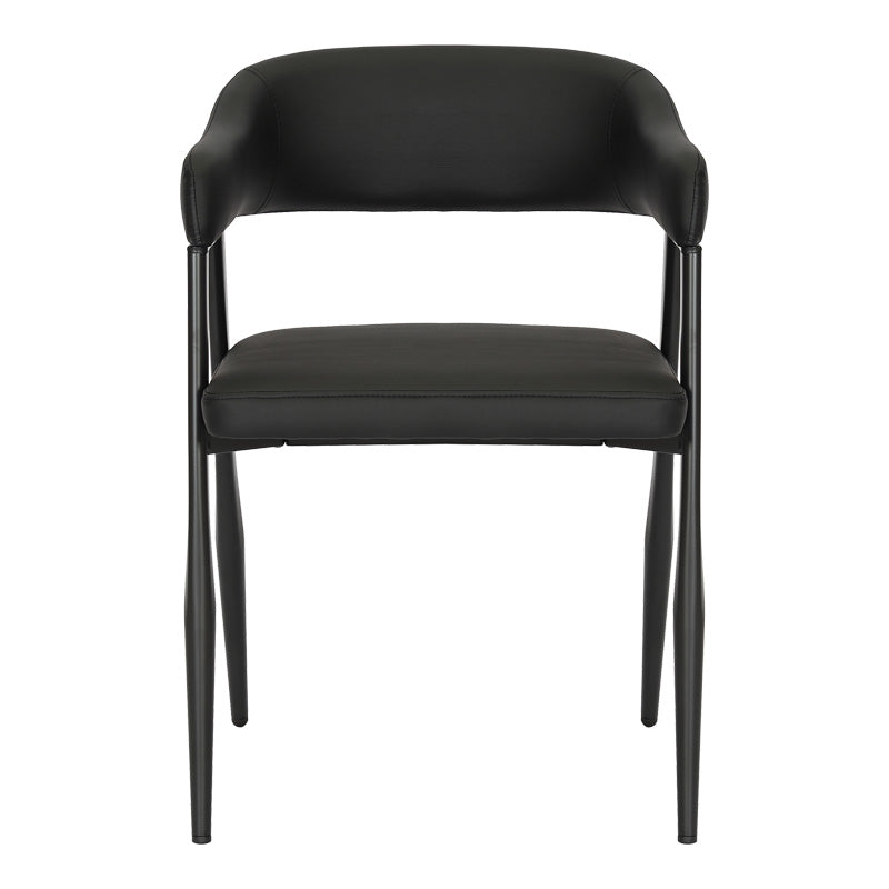 Трапезен стол  Sezan  черен цвят 56x55x78см