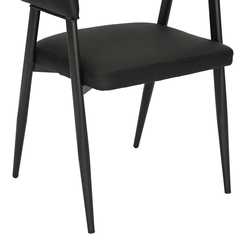 Трапезен стол  Sezan  черен цвят 56x55x78см