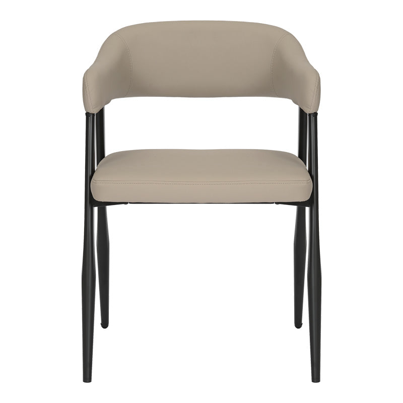 Трапезен стол  Sezan  сиво-бежов цвят 56x55x78см