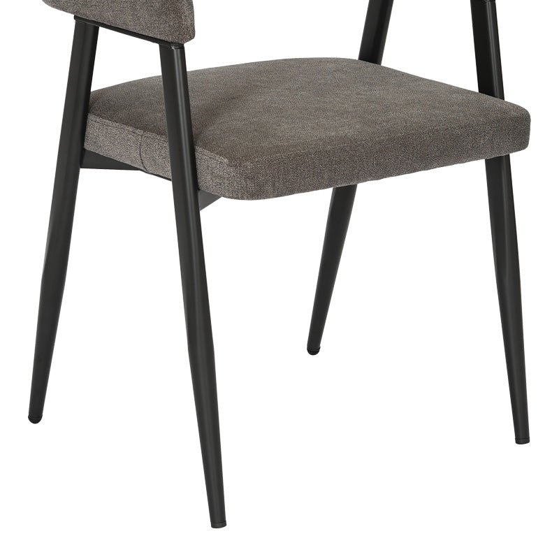 Трапезен стол  SEZAN  цвят антрацит 56x55x78см