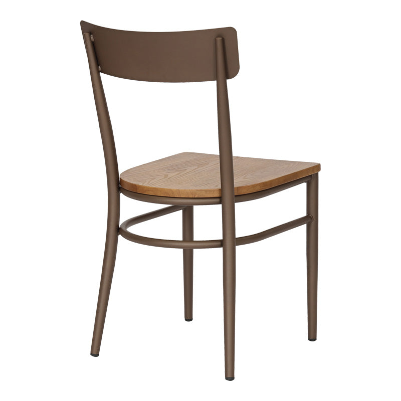 Стол Zerca кафяв-естествен цвят  49x44x82см