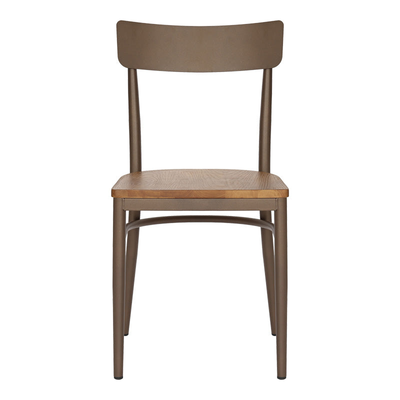 Стол Zerca кафяв-естествен цвят  49x44x82см