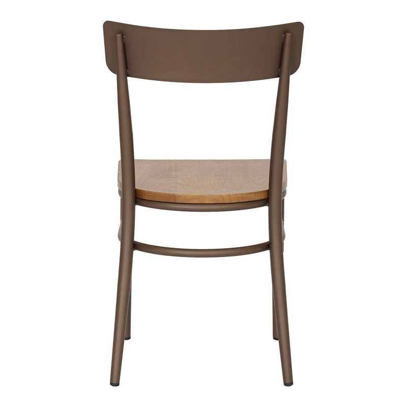 Стол Zerca кафяв-естествен цвят  49x44x82см