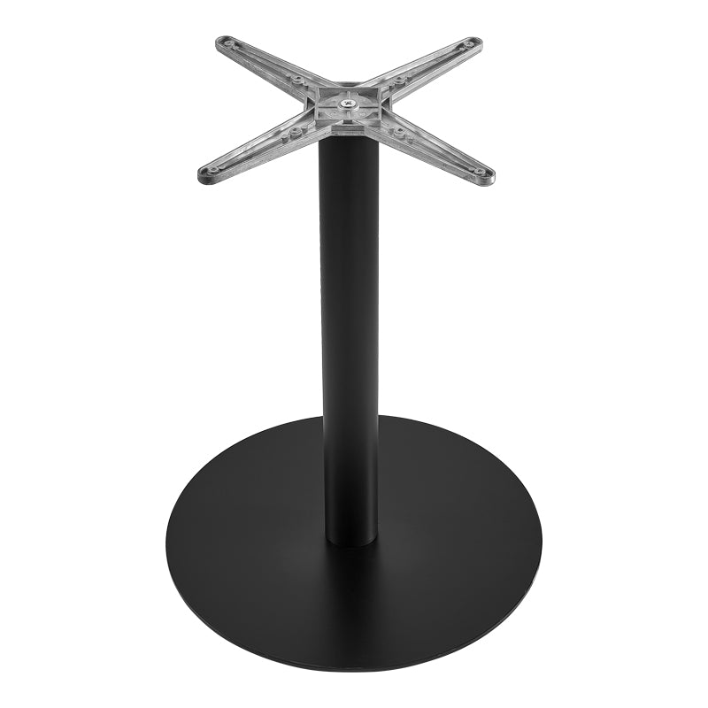 Метална основа за маса Jefry в черен цвят, размери 48x73 см