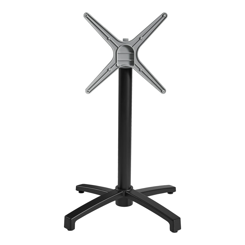 Метална основа за маса Levo в черен цвят 69x69x73см