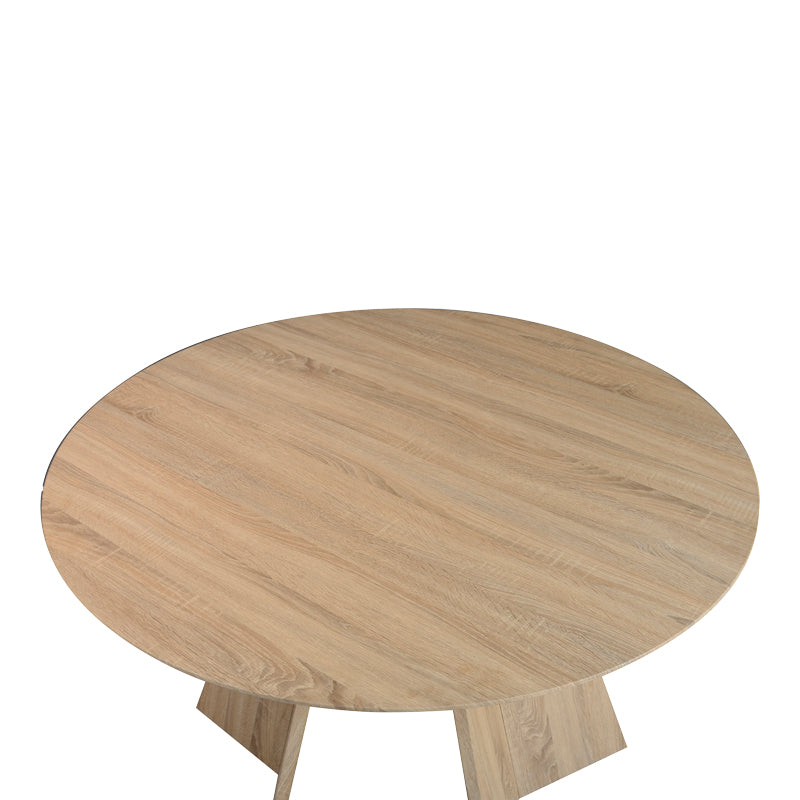 Трапезна маса BIBBLE mdf в естествен нюанс d120x76см