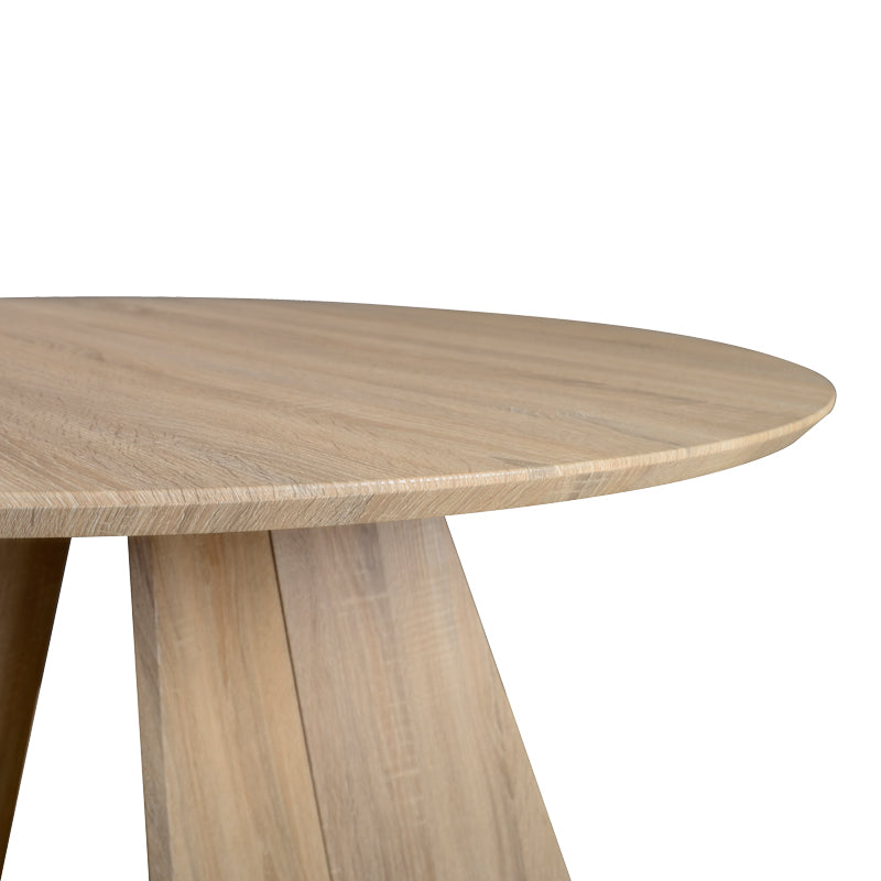 Трапезна маса BIBBLE mdf в естествен нюанс d120x76см