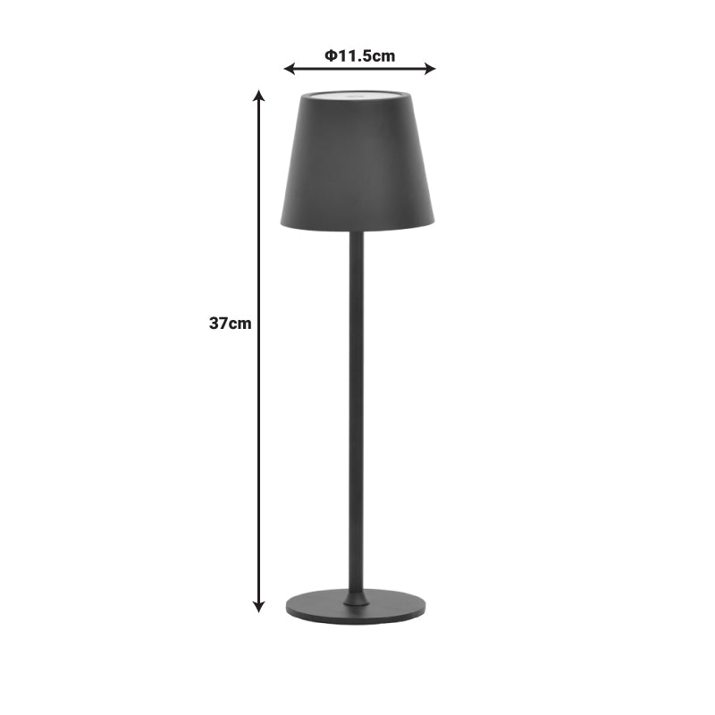 Brave Ι LED сензорна настолна лампа  цвят бронз D11.5x37cм