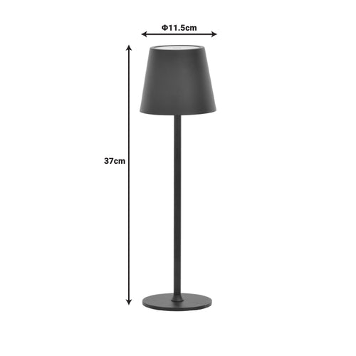 Brave Ι LED сензорна настолна лампа  цвят бронз D11.5x37cм