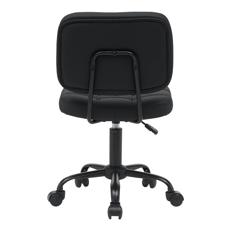 Офис стол Sedia pu черен 50x50x75-85см
