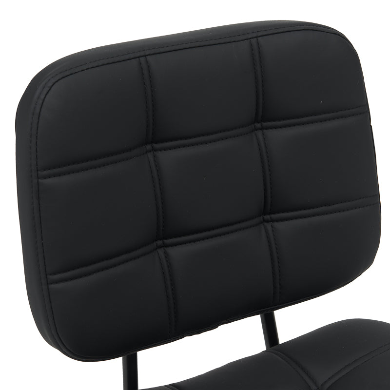 Офис стол Sedia pu черен 50x50x75-85см