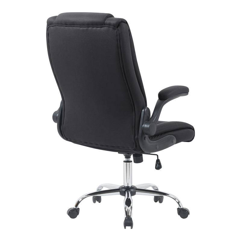 Офис стол Kesla черен PES 65x65x113-121см