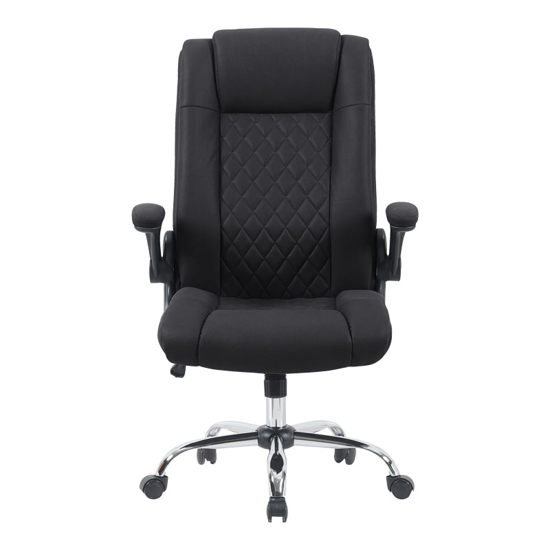 Офис стол Kesla черен PES 65x65x113-121см